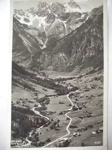 Alte AK Brand gegen Scesaplana [638]