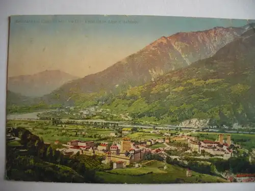 Alte AK Bellinzona Castello Svitto e Uri 1915 [639]