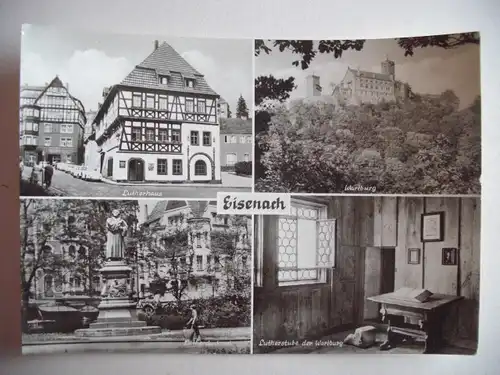 Alte AK Eisenach Mehrbildkarte [D91]