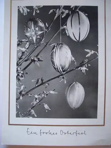 Alte AK Ein frohes Osterfest Grußkarte [933]