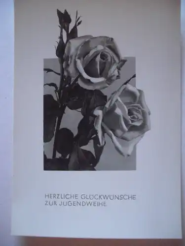 Alte AK Grußkarte Herzliche Glückwünsche zur Jugendweihe [936]