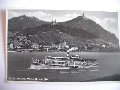 Alte AK Königswinter Drachenfels [A997]