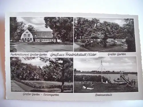 Alte AK Friedrichstadt Eider Mehrbildkarte [A1034]