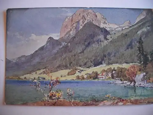 Alte AK Compton Hintersee Mühlsturzhörner Berchtesgaden  [A1117]