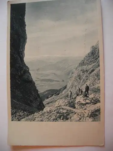 Alte AK Ramseiderscharte Pinzgau Tauern Bergsteiger [A1128]