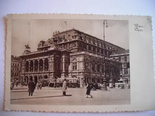 Alte AK Wien Oper 1937 [A1132]