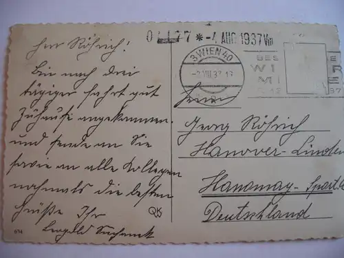 Alte AK Wien Oper 1937 [A1132]