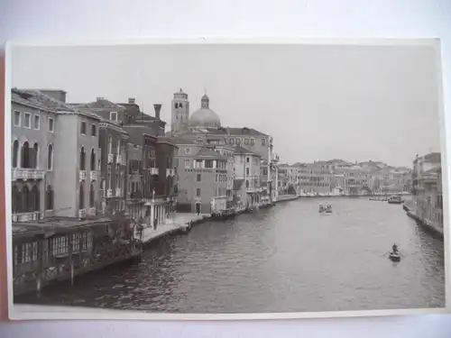 Alte AK Fotokarte Venedig Canale Grande [A1150]