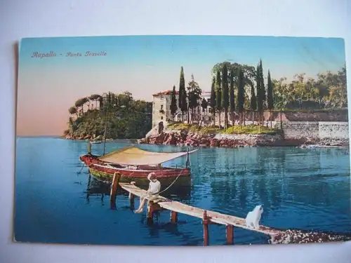 Alte AK Rapallo Punta Travello [A1167]