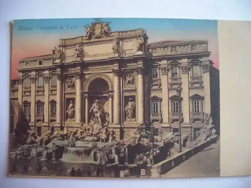Alte AK Rom Roma Fantana di Trevi Trevi Brunnen [A1168]
