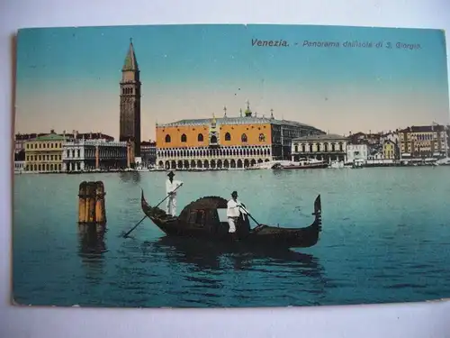 Alte AK Venedig Venezia Gondeln 1913 [A1173]