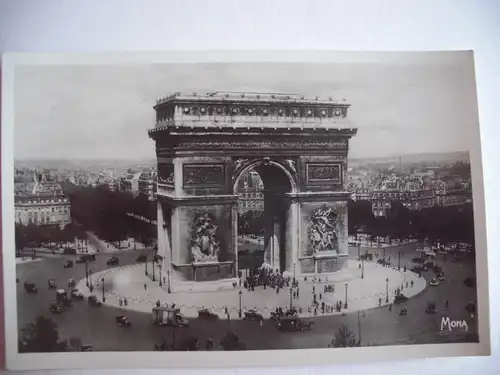 Alte AK Paris Triumphbogen L’Arc de  Triomphe [A1183]
