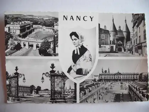 Alte AK Nancy Mehrbildkarte Tracht [A1197]