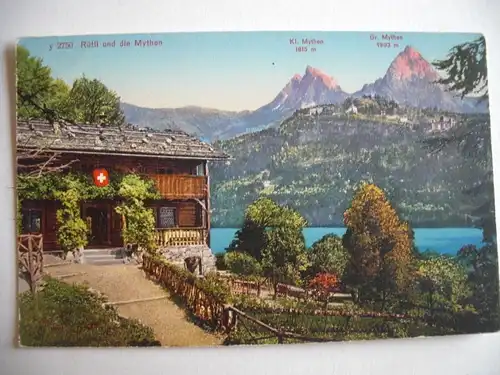 Alte AK Rütli und die Mythen um 1926 [A1211]