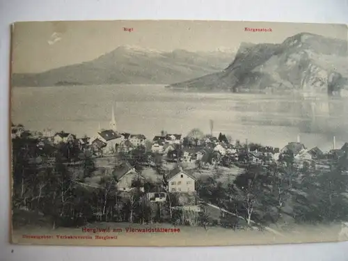 Alte AK Hergiswil Vierwaldstättersee um 1910 [A1212]