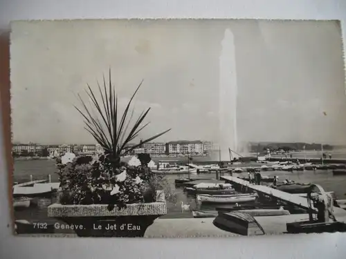 Alte AK Geneve le Jet d’Eau Genf  [A1218]
