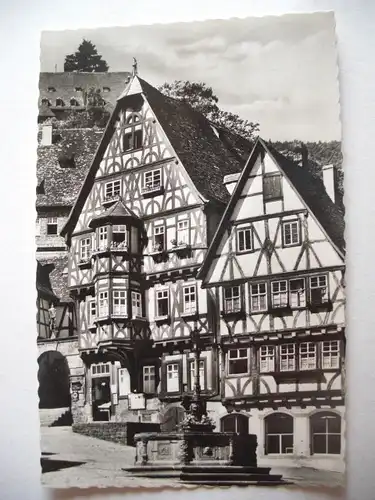 Alte AK Miltenberg am Main Marktplatz Brunnen [A1225]