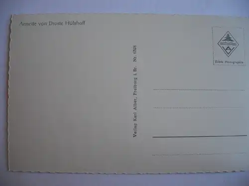 Alte AK Annette von Droste Hülshoff (Meersburg) [A1238]