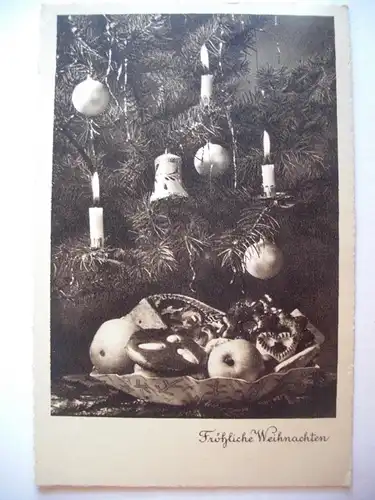 Alte AK Grußkarte Fröhliche Weihnachten [A1244]