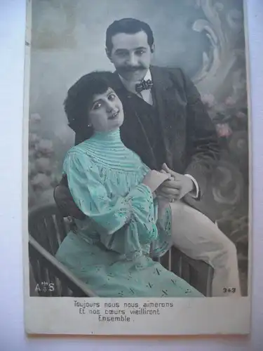 Alte AK Künstlerkarte Paar um 1920 [A1258]