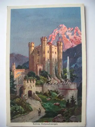 Alte AK Schloß Hohenschwangau   [A849]