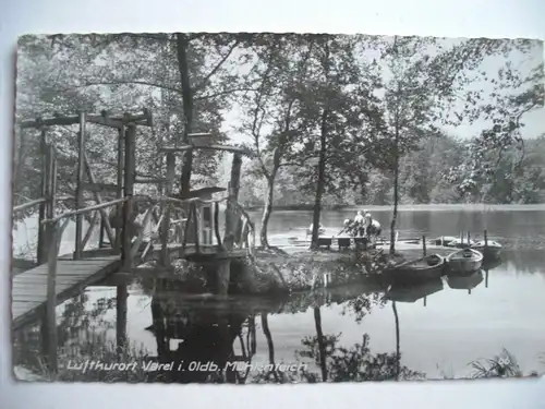 Alte AK Luftkurort Varel Mühlenteich [A510]