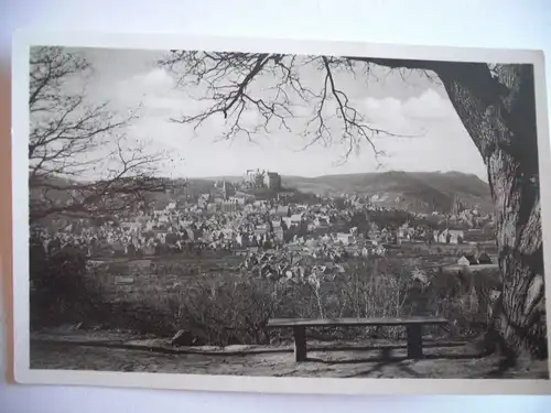 Alte AK Marburg an der Lahn Blick Weintrautseiche [A521]