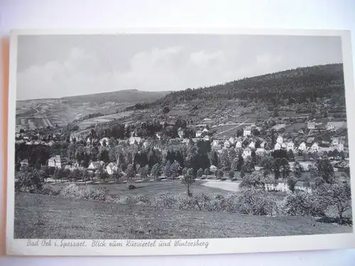 Alte AK Bad Orb Kurviertel und Wintersberg [A905]