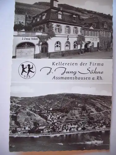 Alte AK Assmannshausen Kellerei J. Jung & Söhne [A927]