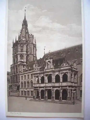 Alte AK Köln Rathaus [A992]