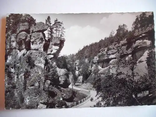 Alte AK Felspartie bei Schüttersmühle Fränkische Schweiz [A635]