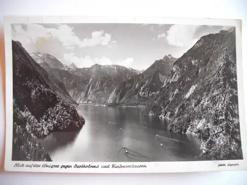 Alte AK Berchtesgaden Königsee Funtentauern [A645]