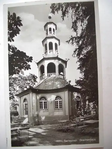 Alte AK Potsdam Sanssouci Drachenhaus [A676]