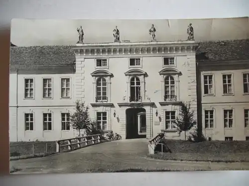 Alte AK Schloß Rheinsberg Mark Sanatorium Helmut Lehmann [A680]