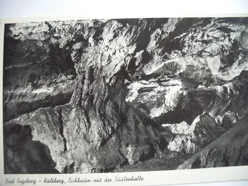 Alte AK Bad Segeberg Kalkberg Eichbaum Säulenhalle [A259]