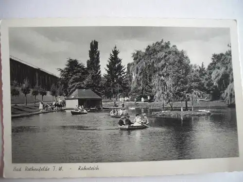 Alte AK Bad Rothenfelde Kahnteich [A343]