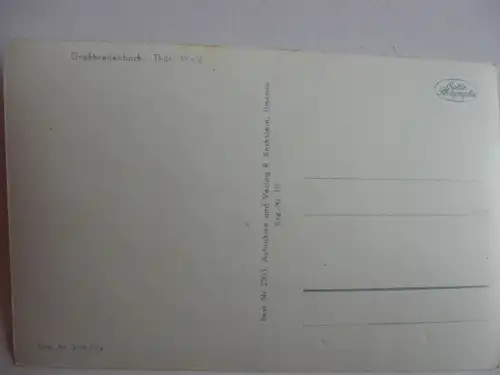 Alte AK Großbreitenbach Thüringer Wald [A395]