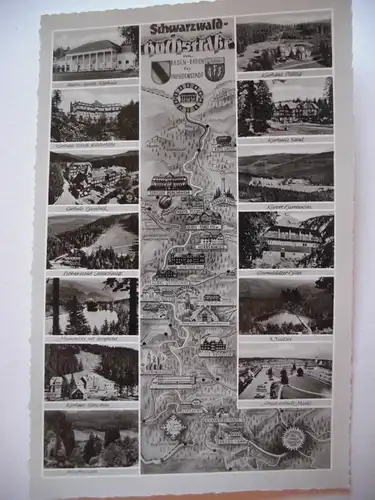 Alte AK Schwarzwald-Hochstraße Mehrbildkarte [A427]