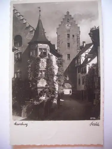 Alte AK Meersburg Fassadenbegrünung um 1936 [A440]