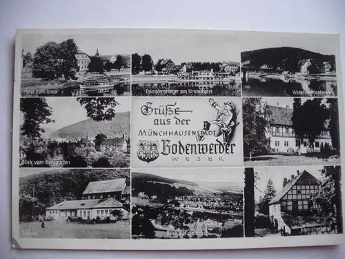 Alte AK Bodenwerder Mehrbildkarte [A487]