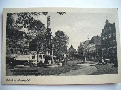 Alte AK Paderborn Marienplatz [A494]