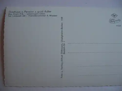 Alte AK Scheringen im Odenwald Mehrbildkarte [A47]