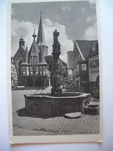 Alte AK Michelstadt Odenwald Altes Rathaus [A88]