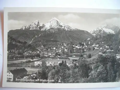 Alte AK Berchtesgaden mit Watzmann [A91]