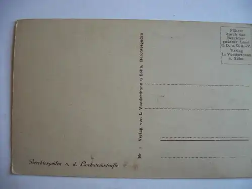 Alte AK Berchtesgaden v. d. Locksteinstraße [A92]