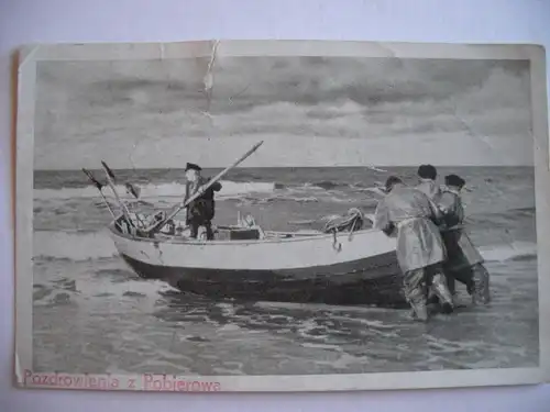 Alte AK Pozdrowienia z Pobierowa  [A1348]