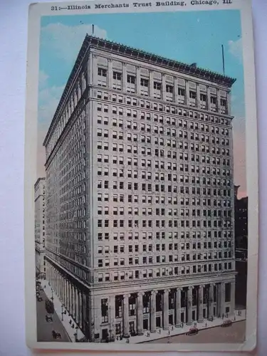 Alte AK Chicago Illinois Merchants Trust Building [A1325]