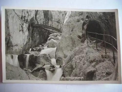 Alte AK Höllentalklamm Garmisch Partenkirchen [R47]