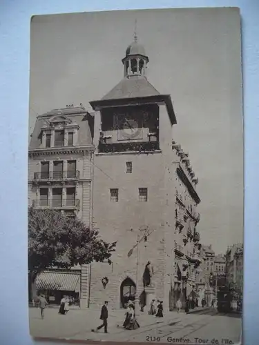 Alte AK Geneve Genf Tour de l’Ile [R393]