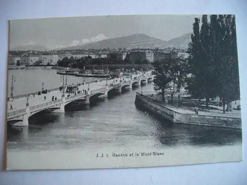 Alte AK Geneve Genf Mont Blanc [R394]